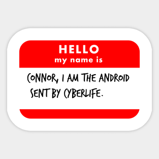 My name is Connor Sticker